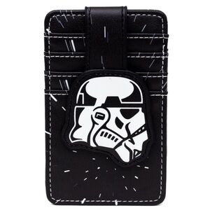 Star Wars Stormtrooper Profile with Galaxy Stars ID Card Holder Wallet - NWT